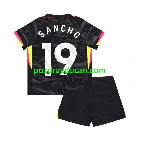Nogometni Dresovi Chelsea Jadon Sancho 19 Dječji Treći dres 2024-2025 Kratkih Rukava