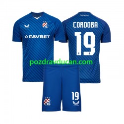 Nogometni Dresovi Dinamo Zagreb Juan Cordoba 19 Dječji Domaći dres 2024-2025 Kratkih Rukava
