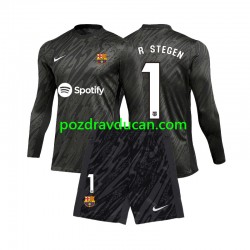 Nogometni Dresovi FC Barcelona Ter Stegen 1 Vratar Dječji Treći dres 2024-2025 Dugi Rukav