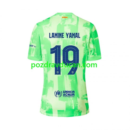 Nogometni Dresovi FC Barcelona LAMINE YAMAL 19 UCL Font Muški Treći dres 2024-2025 Kratkih Rukava