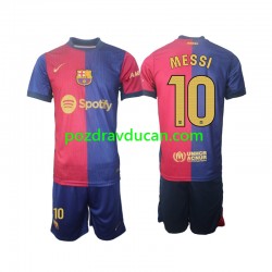 Nogometni Dresovi FC Barcelona Lionel Messi 10 Dječji Domaći dres 2024-2025 Kratkih Rukava