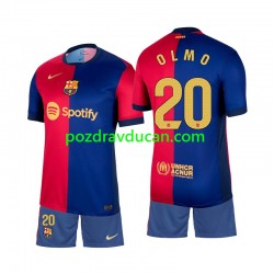 Nogometni Dresovi FC Barcelona Olmo 20 Dječji Domaći dres 2024-2025 Kratkih Rukava