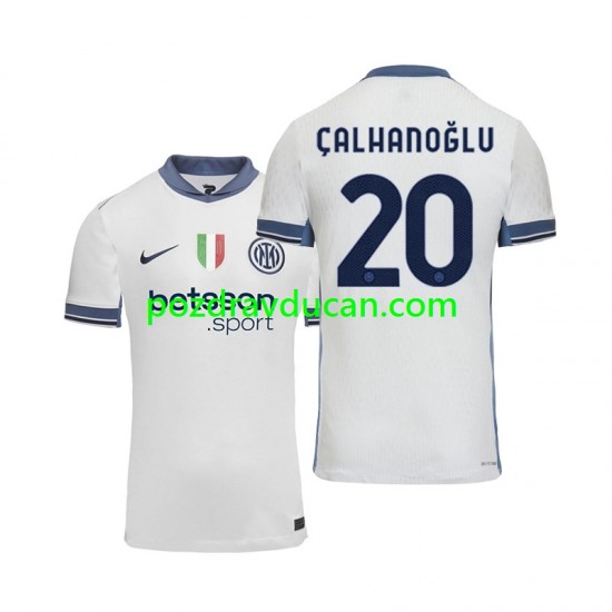 Nogometni Dresovi Inter Milan Hakan Calhanoglu 20 Muški Gostujući dres 2024-2025 Kratkih Rukava