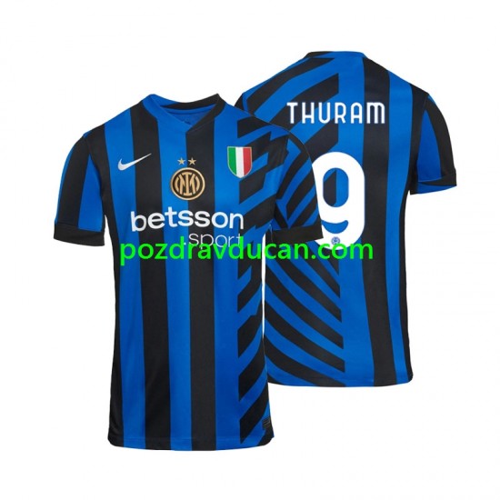 Nogometni Dresovi Inter Milan Marcus Thuram 9 Muški Domaći dres 2024-2025 Kratkih Rukava