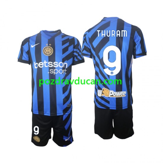 Nogometni Dresovi Inter Milan Marcus Thuram 9 Dječji Domaći dres 2024-2025 Kratkih Rukava