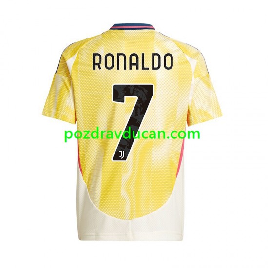 Nogometni Dresovi Juventus Cristiano Ronaldo 7 Muški Gostujući dres 2024-2025 Kratkih Rukava