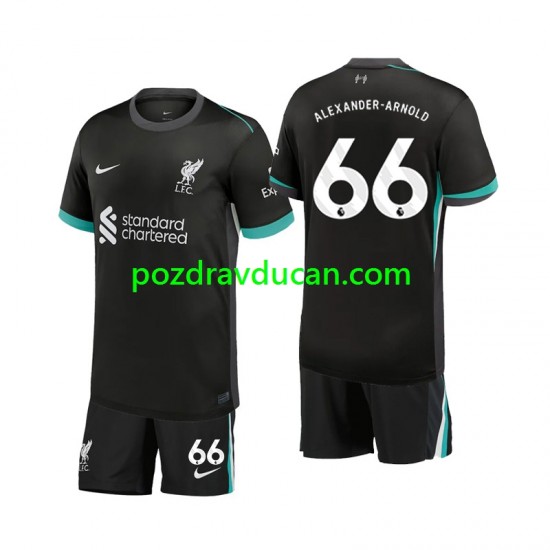Nogometni Dresovi Liverpool Alexander-Arnold 66 Dječji Gostujući dres 2024-2025 Kratkih Rukava