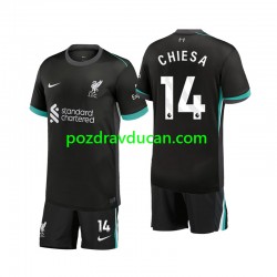 Nogometni Dresovi Liverpool Chiesa 14 Dječji Gostujući dres 2024-2025 Kratkih Rukava