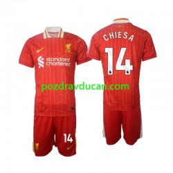 Nogometni Dresovi Liverpool Chiesa 14 Dječji Domaći dres 2024-2025 Kratkih Rukava