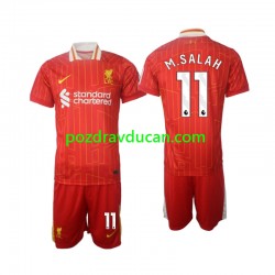 Nogometni Dresovi Liverpool M.Salah 11 Dječji Domaći dres 2024-2025 Kratkih Rukava
