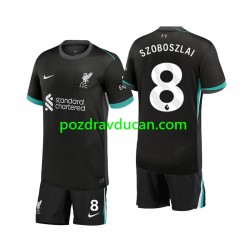 Nogometni Dresovi Liverpool Szoboszlai 8 Dječji Gostujući dres 2024-2025 Kratkih Rukava