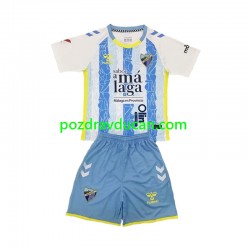 Nogometni Dresovi Málaga CF Dječji Domaći dres 2024-2025 Kratkih Rukava