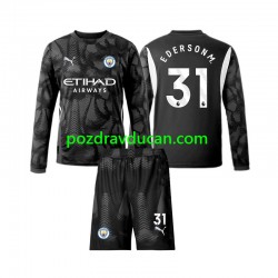 Nogometni Dresovi Manchester City Ederson Moraes 31 Vratar Dječji Četvrti dres 2024-2025 Dugi Rukav