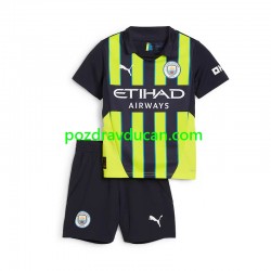 Nogometni Dresovi Manchester City Dječji Gostujući dres 2024-2025 Kratkih Rukava