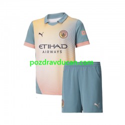 Nogometni Dresovi Manchester City Dječji Četvrti dres 2024-2025 Kratkih Rukava