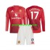 Nogometni Dresovi Manchester United Alejandro Garnacho 17 Dječji Domaći dres 2024-2025 Dugi Rukav