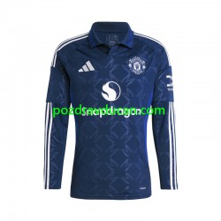 Nogometni Dresovi Manchester United Muški Gostujući dres 2024-2025 Dugi Rukav