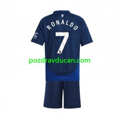 Nogometni Dresovi Manchester United Cristiano Ronaldo 7 Dječji Gostujući dres 2024-2025 Kratkih Rukava