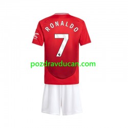 Nogometni Dresovi Manchester United Cristiano Ronaldo 7 Dječji Domaći dres 2024-2025 Kratkih Rukava