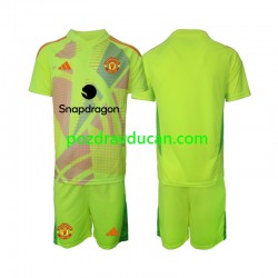 Nogometni Dresovi Manchester United Vratar Dječji Gostujući dres 2024-2025 Kratkih Rukava