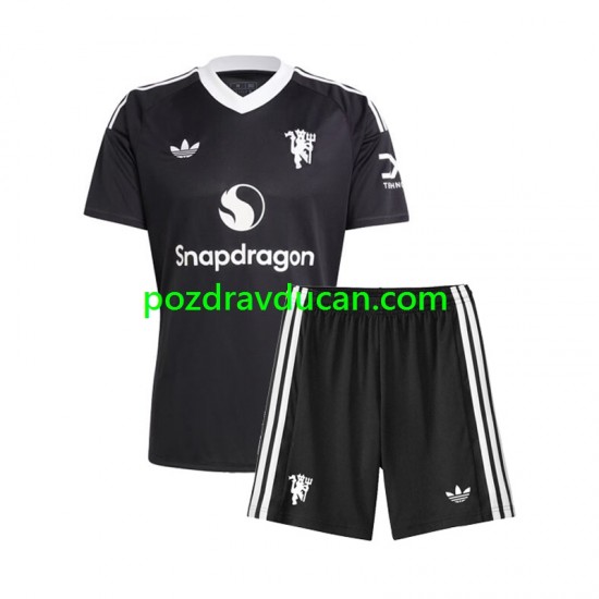 Nogometni Dresovi Manchester United Vratar Dječji Treći dres 2024-2025 Kratkih Rukava
