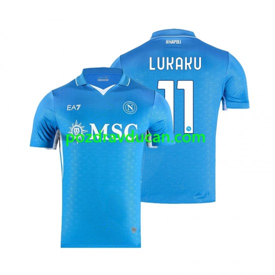 Nogometni Dresovi Napoli Lukaku 11 Muški Domaći dres 2024-2025 Kratkih Rukava