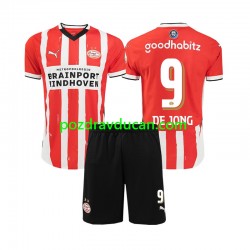 Nogometni Dresovi PSV Eindhoven DE JONG 9 Dječji Domaći dres 2024-2025 Kratkih Rukava