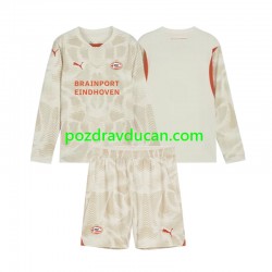 Nogometni Dresovi PSV Eindhoven Vratar Dječji Treći dres 2024-2025 Dugi Rukav