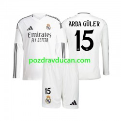 Nogometni Dresovi Real Madrid Arda Guler 15 Dječji Domaći dres 2024-2025 Dugi Rukav