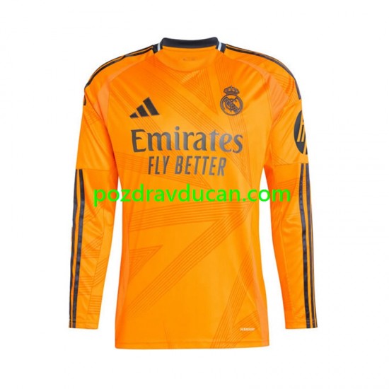 Nogometni Dresovi Real Madrid Muški Gostujući dres 2024-2025 Dugi Rukav
