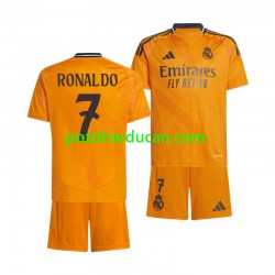 Nogometni Dresovi Real Madrid Cristiano Ronaldo 7 Dječji Gostujući dres 2024-2025 Kratkih Rukava