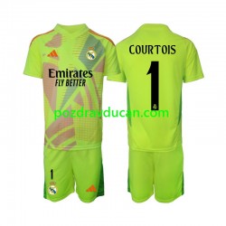 Nogometni Dresovi Real Madrid COURTOIS 1 Vratar Dječji Četvrti dres 2024-2025 Kratkih Rukava