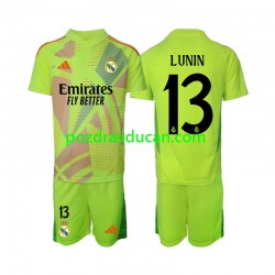 Nogometni Dresovi Real Madrid Lunin 13 Vratar Dječji Četvrti dres 2024-2025 Kratkih Rukava
