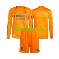 Nogometni Dresovi Real Madrid Dječji Gostujući dres 2024-2025 Dugi Rukav
