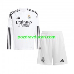 Nogometni Dresovi Real Madrid Dječji Domaći dres 2024-2025 Dugi Rukav