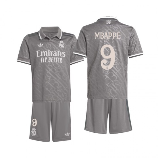 Nogometni Dresovi Real Madrid Mbappé 9 Dječji Treći dres 2024-2025 Kratkih Rukava