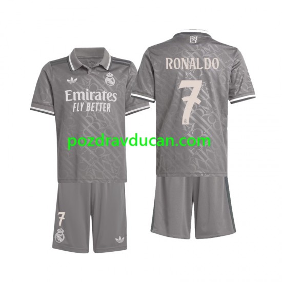 Nogometni Dresovi Real Madrid Ronaldo 7 Dječji Treći dres 2024-2025 Kratkih Rukava