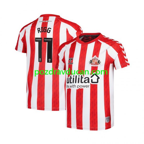 Nogometni Dresovi Sunderland Chris Rigg 11 Muški Domaći dres 2024-2025 Kratkih Rukava