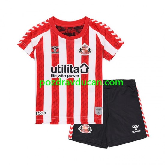 Nogometni Dresovi Sunderland Dječji Domaći dres 2024-2025 Kratkih Rukava