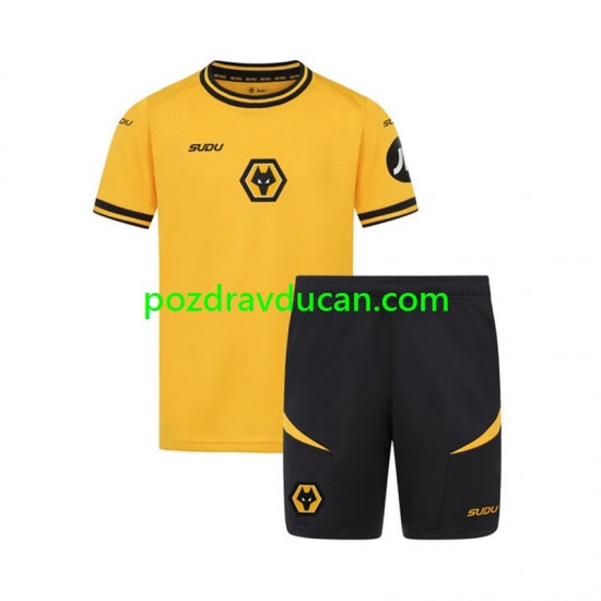 Nogometni Dresovi Wolverhampton Wanderers Dječji Domaći dres 2024-2025 Kratkih Rukava