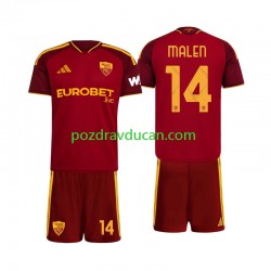 Nogometni Dresovi Roma Donyell Malen 14 Dječji Domaći dres 2026-2027 Kratkih Rukava