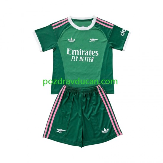 Nogometni Dresovi Arsenal Vratar Dječji Treći dres 2026-2027 Kratkih Rukava