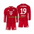 Nogometni Dresovi FC Bayern München Alphonso Davies 19 Dječji Domaći dres 2026-2027 Dugi Rukav