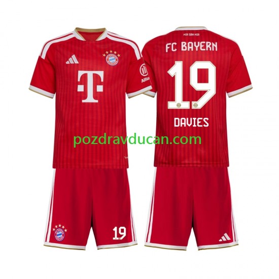 Nogometni Dresovi FC Bayern München Alphonso Davies 19 Dječji Domaći dres 2026-2027 Kratkih Rukava