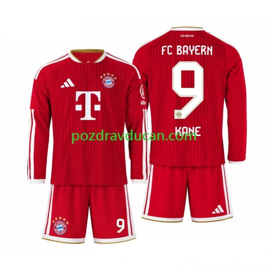 Nogometni Dresovi FC Bayern München Harry Kane 9 Dječji Domaći dres 2026-2027 Dugi Rukav