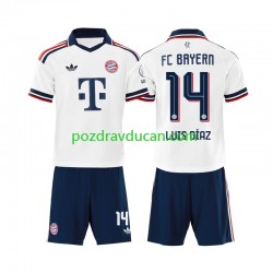 Nogometni Dresovi FC Bayern München Luis Diaz 14 Dječji Gostujući dres 2026-2027 Kratkih Rukava