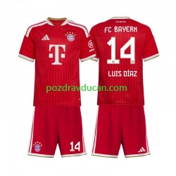 Nogometni Dresovi FC Bayern München Luis Diaz 14 Dječji Domaći dres 2026-2027 Kratkih Rukava
