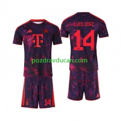 Nogometni Dresovi FC Bayern München Luis Diaz 14 Dječji Treći dres 2026-2027 Kratkih Rukava