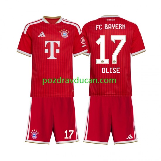 Nogometni Dresovi FC Bayern München Michael Olise 17 Dječji Domaći dres 2026-2027 Kratkih Rukava