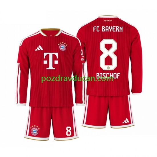 Nogometni Dresovi FC Bayern München Tom Bischof 8 Dječji Domaći dres 2026-2027 Dugi Rukav